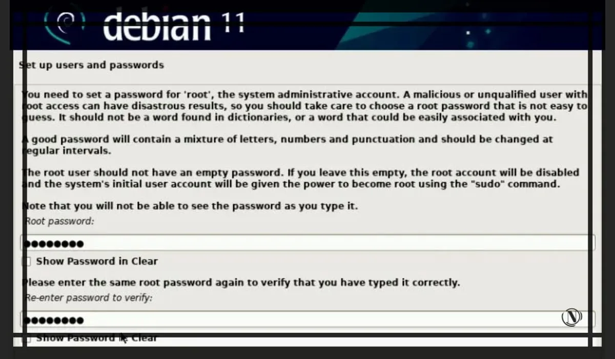 Password 11. Sudo without password Debian.