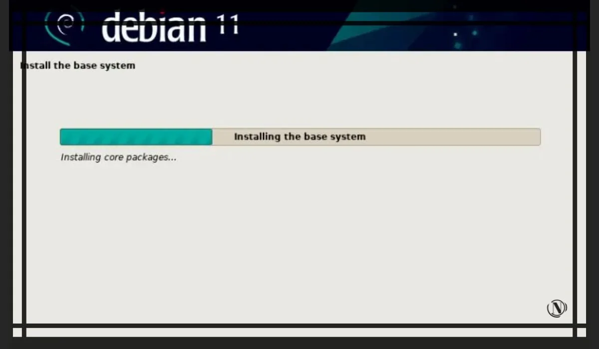 Debian 11 - загрузка компонентов и пакетов, базовой системы.