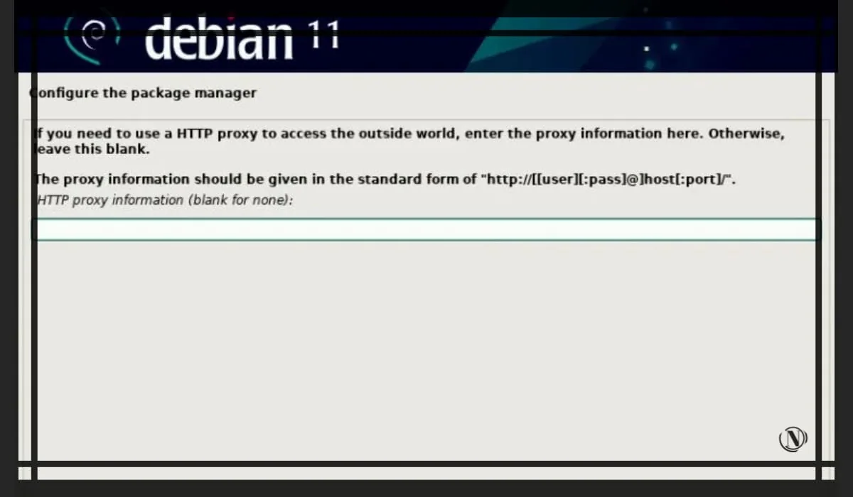 Debian - HTTP proxy настройка.